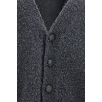 Golden Goose Gray Wool Oves Aries Cardigan