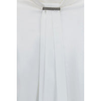 Brunello Cucinelli White Cotton Blouse