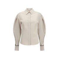 Brunello Cucinelli Beige Cotton Shirt