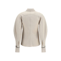 Brunello Cucinelli Beige Cotton Shirt