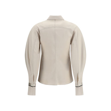 Brunello Cucinelli Beige Cotton Shirt