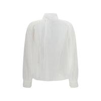 Forte_Forte White Polyester Shirt