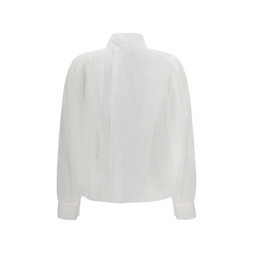 Forte_Forte White Polyester Shirt