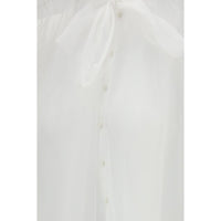 Forte_Forte White Polyester Shirt