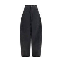 Balenciaga Black Cotton Casual Pants