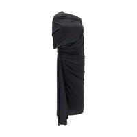 Balenciaga Black Viscose Cocktail Dress