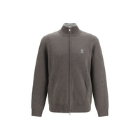 Brunello Cucinelli Bicolor Cashmere Hoodie