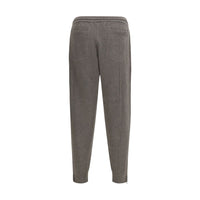 Brunello Cucinelli Bicolor Cashmere Athletic Pants