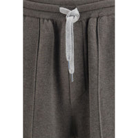 Brunello Cucinelli Bicolor Cashmere Athletic Pants