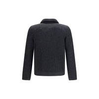 Brunello Cucinelli Gray Cashmere Cardigan