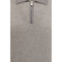 Brunello Cucinelli Gray Cashmere Sweater