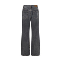Brunello Cucinelli Gray Cotton Straight-Leg Jeans