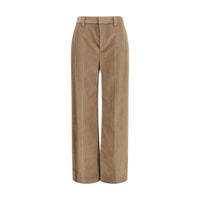 Brunello Cucinelli Brown Cotton Casual Pants