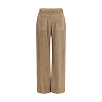 Brunello Cucinelli Brown Cotton Casual Pants