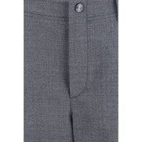 Brunello Cucinelli Gray Wool Oves Aries Cargo Pants