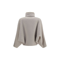 Brunello Cucinelli White Wool Oves Aries Coat