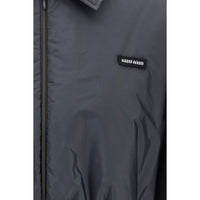 Miu Miu Gray Recycled Polyamide Shell Jacket