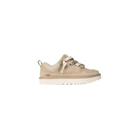 UGG Beige Suede Leather Chunky Sneakers