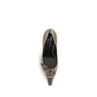 Prada Beige Goatskin High Heel Pumps