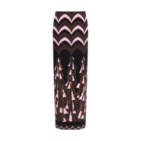 Emilio Pucci Multicolor Polyamide Long Skirt