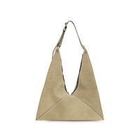 Moschino Beige Suede Leather Shoulder Bag