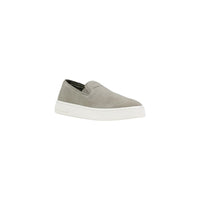 Armani Exchange Green Leather Low Top Sneakers
