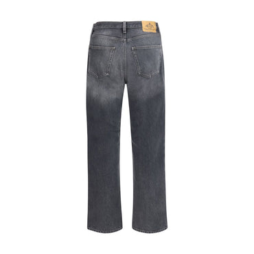 Prada Black Cotton Relaxed Fit Jeans