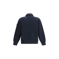 Stone Island Blue Cotton Polo Shirt