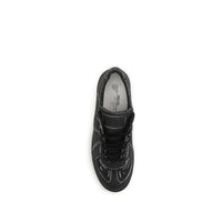 Maison Margiela Black Calf Leather Bos Taurus Low Top Sneakers