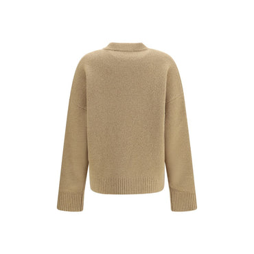 Ami Paris Beige Alpaca Vicugna Pacos Sweatshirt