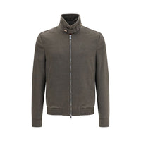 Brunello Cucinelli Gray Wool Oves Aries Full-Length Jacket