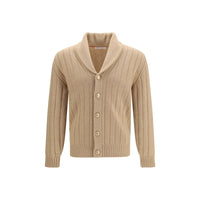 Brunello Cucinelli Beige Cashmere Cardigan