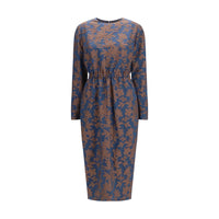 Sara Roka Multicolor Polyester Cocktail Dress