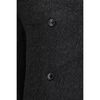 Loulou De Saison Black Alpaca Vicugna Pacos Jacket