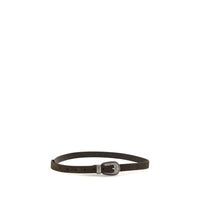 Brunello Cucinelli Brown Suede Leather Belt