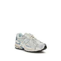 New Balance White Fabric Athletic Sneakers