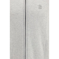 Brunello Cucinelli Gray Cashmere Cardigan
