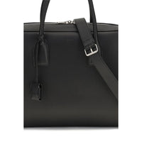 Saint Laurent Black Calf Leather Bos Taurus Handbag