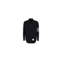 Thom Browne Blue Wool Oves Aries Dress Shirt