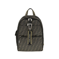 Fendi Brown Polyester Backpack