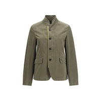 Fendi Bicolor Cotton Full-Length Jacket