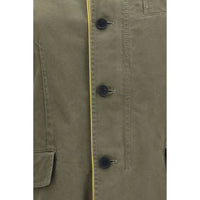 Fendi Bicolor Cotton Full-Length Jacket