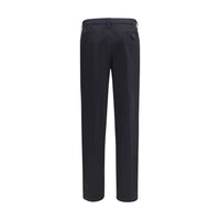 Prada Blue Cotton Casual Pants