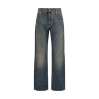 Fendi Blue Cotton Jeans Denim