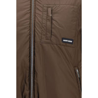 Miu Miu Brown Recycled Polyamide Full-Length Jacket