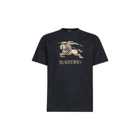 Burberry Black Cotton T-Shirt
