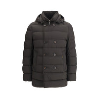 MooRER Black Polyamide Full-Length Jacket