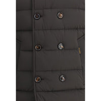 MooRER Black Polyamide Full-Length Jacket