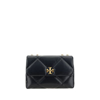 Tory Burch Black Lamb Ovis Aries Shoulder Bag