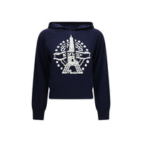 Kenzo Blue Wool Oves Aries Sweatshirt